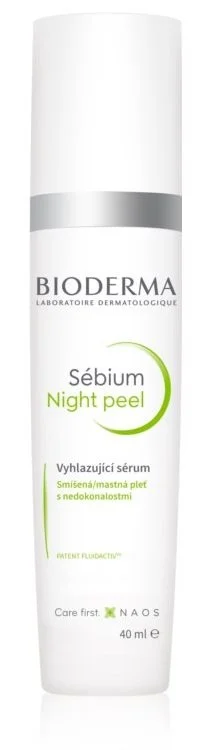 Sébium Night Peel sérum esfoliante noturno anti-imperfeições 40 ml