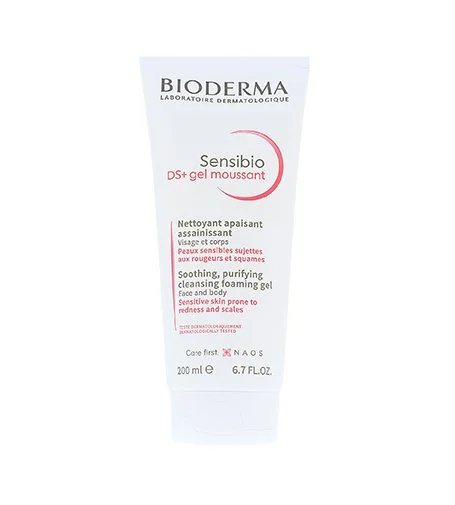 Sensibio DS+ gel de limpeza para pele sensível 200 ml