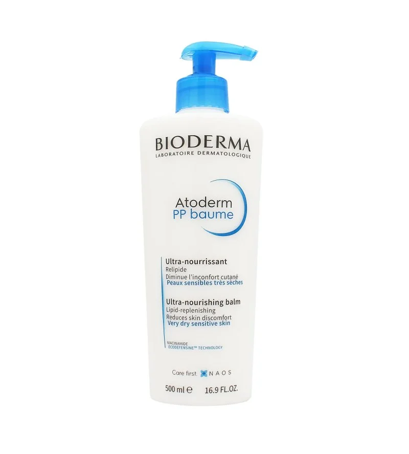Atoderm PP Baume bálsamo ultra-nutritivo e hidratante para pele seca a muito seca, fragilizada e sensível 500 ml