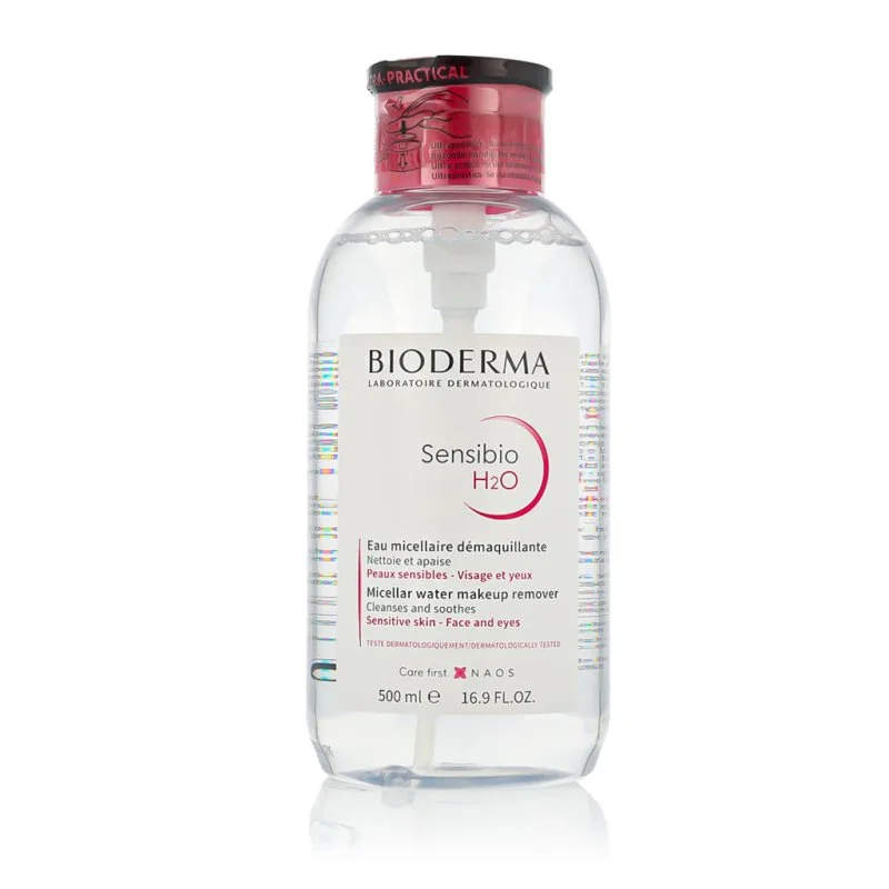 Sensibio H2O água micelar de limpeza e remoção de maquilhagem 500 ml