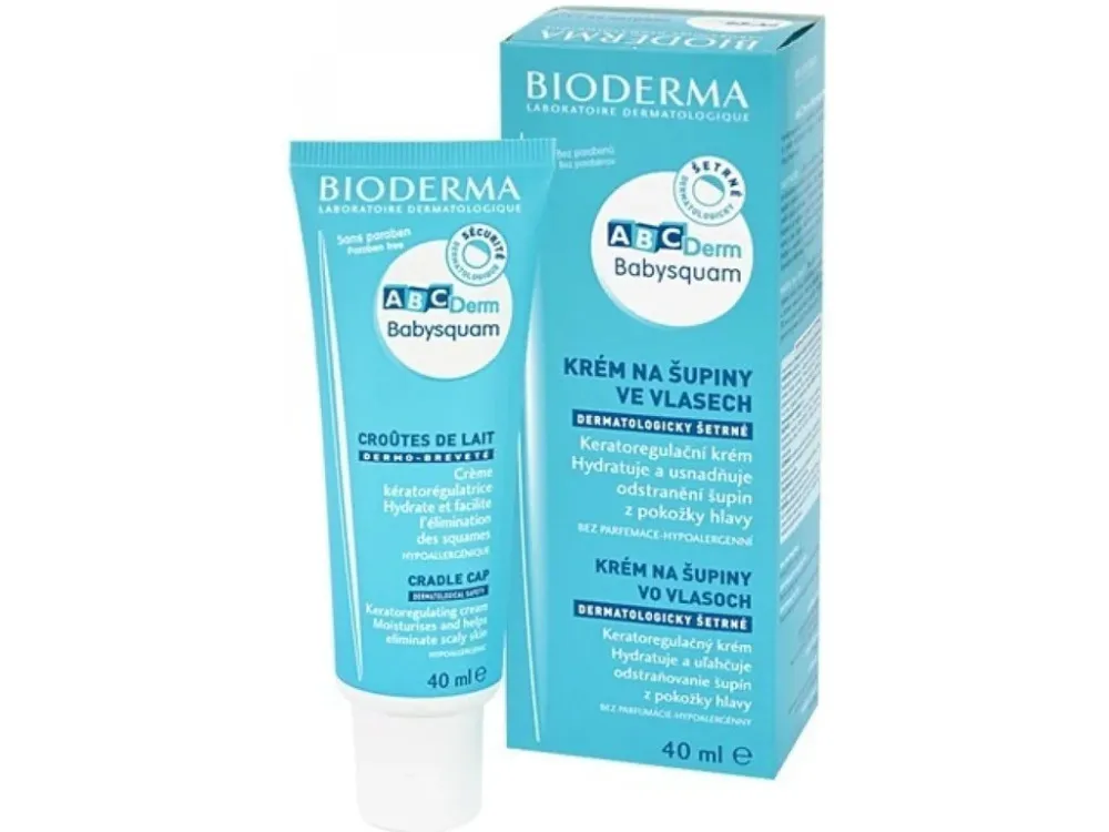 ABCDerm BabySquam creme para a descamação do couro cabeludo em crianças 40 ml