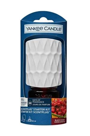 Yankee Candle ScentPlug Organic Pattern difusor elétrico de tomada e recarga Black Cherry