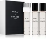 Bleu de Chanel EDT recarga 2 x 20 ml + EDT recarga com vaporizador 20 ml M 60 ml