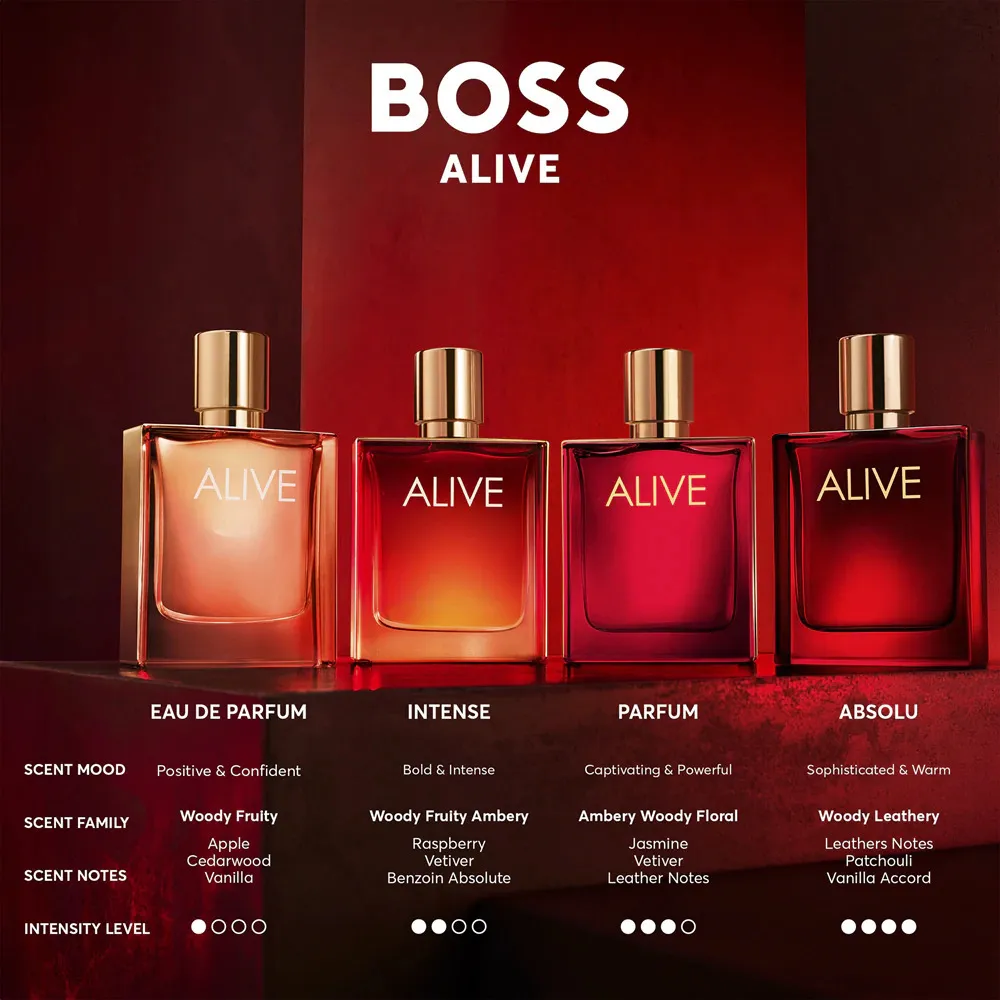 Boss Alive Intense Eau de Parfum para mulher 80 ml