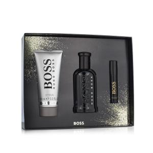 Boss Boss Bottled Perfume 100 ml + Perfume MINI 10 ml + Gel de duche perfumado para homens