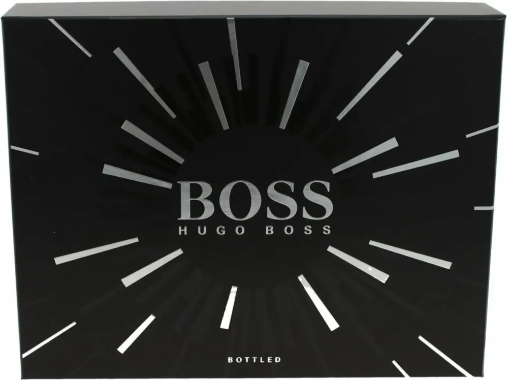 Boss Bottled conjunto presente eau de toilette 100 ml + gel de duche 100 ml + desodorizante para homens