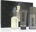 Boss Bottled conjunto presente eau de toilette 100 ml + gel de duche 100 ml + desodorizante para homens