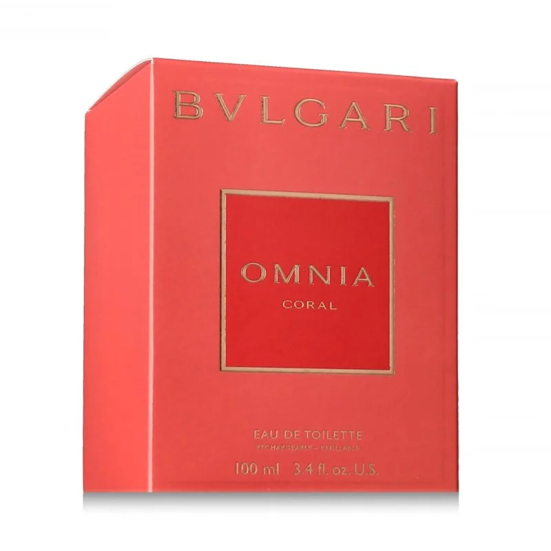 Omnia Coral água de toilette recarregável para mulheres 100 ml