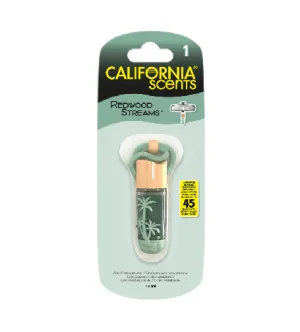 California Scents Hanging Vial Redwood Streams ambientador para carro 5 ml