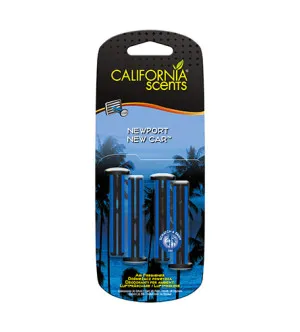 California Scents Vent Stick Newport New Car aroma para carro 4 unid.