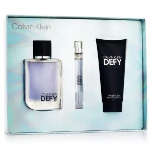 Calvin Klein Defy EDT 100 ml + EDT MINI 10 ml + SG para corpo e cabelo 100 ml M