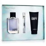 Defy EDT 100 ml + EDT MINI 10 ml + SG para corpo e cabelo 100 ml M