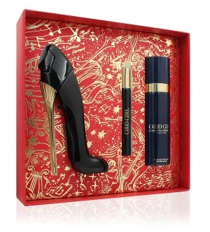 Carolina Herrera Good Girl conjunto de presente 50 ml + bruma corporal 100 ml + água de perfume para mulher