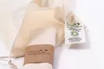 Tierra Verde Saco de lona - pequeno (1 peça) - feito de bio-algodão, com cordão