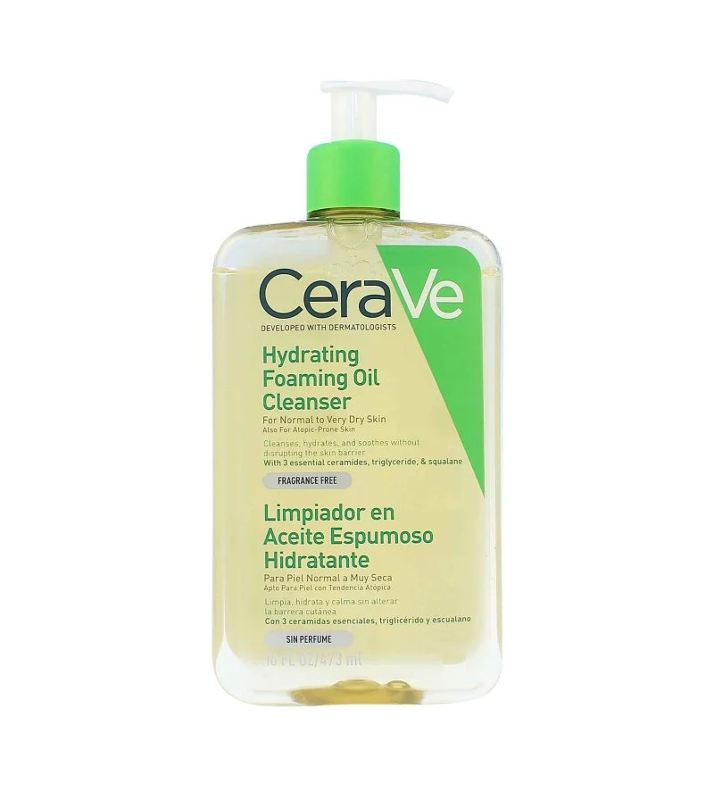 Óleo de limpeza espumante hidratante 473 ml