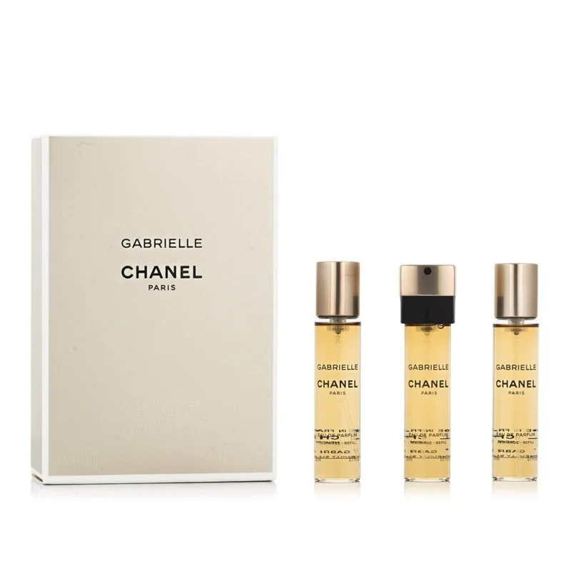 Chanel Gabrielle 3 x 20 ml recarga para vaporizador de bolso Eau de Toilette para mulheres