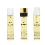 Chanel No 5 3 x 20 ml recarga para vaporizador de bolso eau de toilette para mulheres