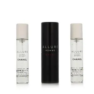 Chanel Allure Homme Sport eau de toilette para homens 3x20 ml frasco recarregável