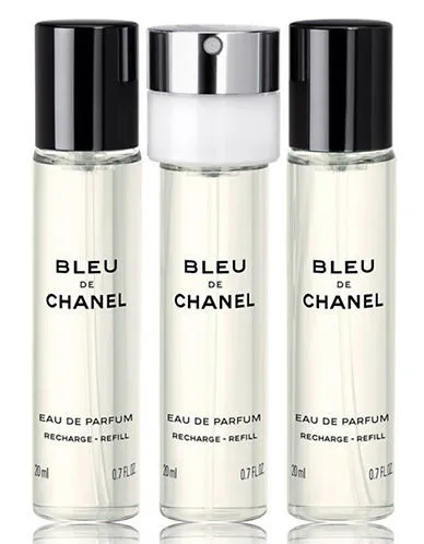Bleu de Chanel Eau De Parfum água de perfume 60 ml para homens recarga 60 ml recarga