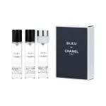 Bleu de Chanel EDT recarga 2 x 20 ml + EDT recarga com vaporizador 20 ml M 60 ml