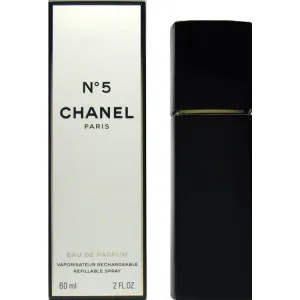 Chanel N°5 Eau De Parfum água de perfume 60 ml para mulheres frasco recarregável