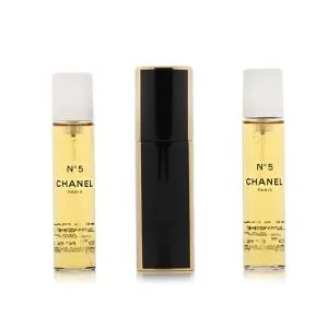 Chanel N°5 Eau De Parfum água de perfume 3x20 ml para mulheres frasco recarregável