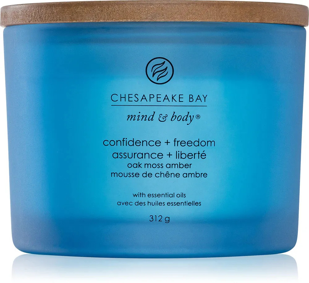 Confidence + Freedom vela perfumada com 3 pavios 312 g