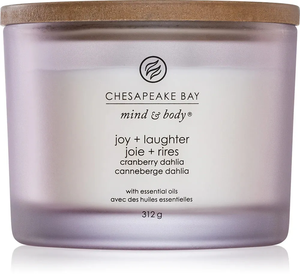 Vela perfumada Chesapeake Bay Joy + Laughter com 3 pavios 312 g