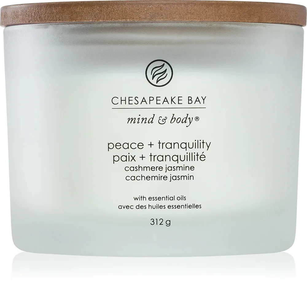 Vela perfumada Chesapeake Bay Peace + Tranquility com 3 pavios 312 g