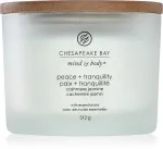 Vela perfumada Chesapeake Bay Peace + Tranquility com 3 pavios 312 g