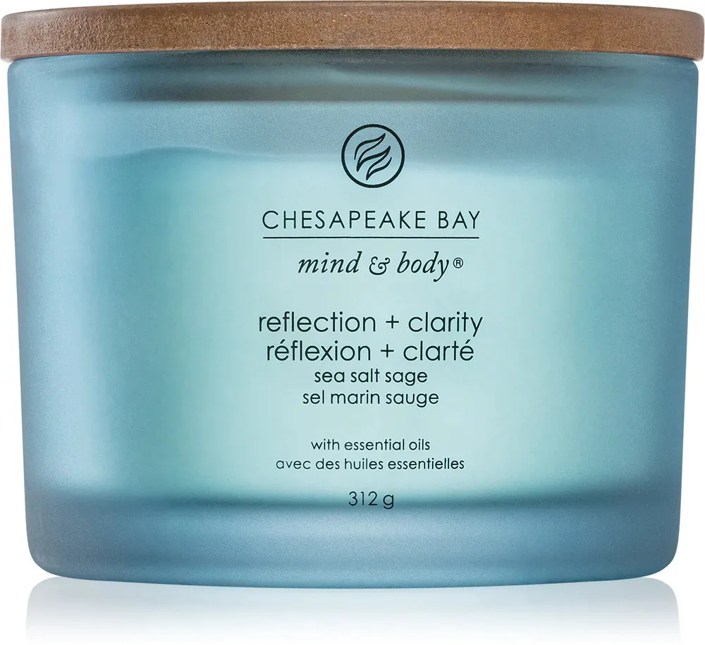 Vela perfumada Chesapeake Bay Reflection + Clarity com 3 pavios 312 g