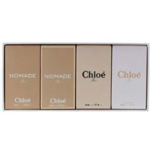 Chloé Les Parfums conjunto de oferta eau de toilette Chloé 5 ml + eau de toilette Nomade 5 ml + Chloé 5 ml + eau de parfum Nomade para mulher