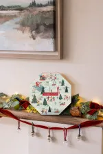 Guirlanda de Natal com Calendário do Advento