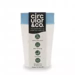 Circular Cup (227 ml) - creme/turquesa - a partir de copos descartáveis de papel