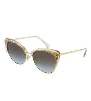 Coach HC7110 (L1112) óculos de sol 55x16x145mm cinzento degradê para mulheres