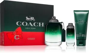 Coach Green EDT 100 ml + EDT MINI 15 ml + SG para corpo e cabelo 100 ml M