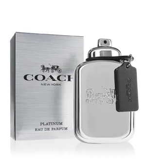 Coach Platinum eau de parfum para homens 60 ml