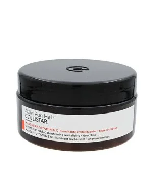Collistar Attivi Puri Hair Vitamin C máscara iluminadora para cabelos pintados com vitamina C