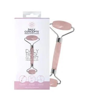 Daily Concepts Daily Rose Quartz Facial Roller rolo de massagem facial
