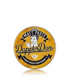 Dapper Dan Matt Paste pasta modeladora mate para fixação forte e flexível