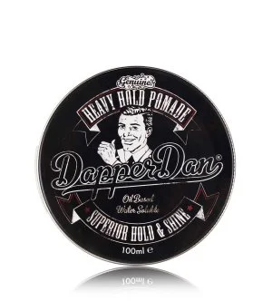 Dapper Dan Heavy Hold Pomade pomada modeladora à base de óleo para fixação forte e brilho