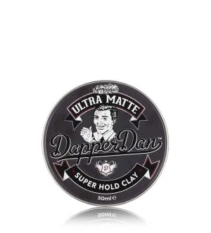 Dapper Dan Ultra Matte Clay pomada de argila de fixação extra forte com efeito seco