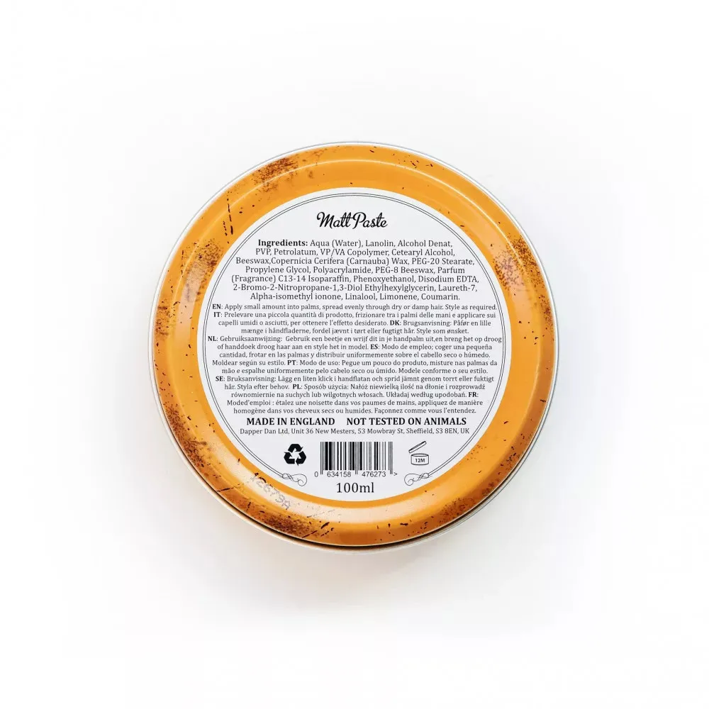 Matt Paste pasta modeladora fosca para fixação forte e flexível 100 ml