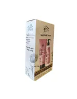 Urtekram Gel de duche Gift set e loção corporal rosa selvagem