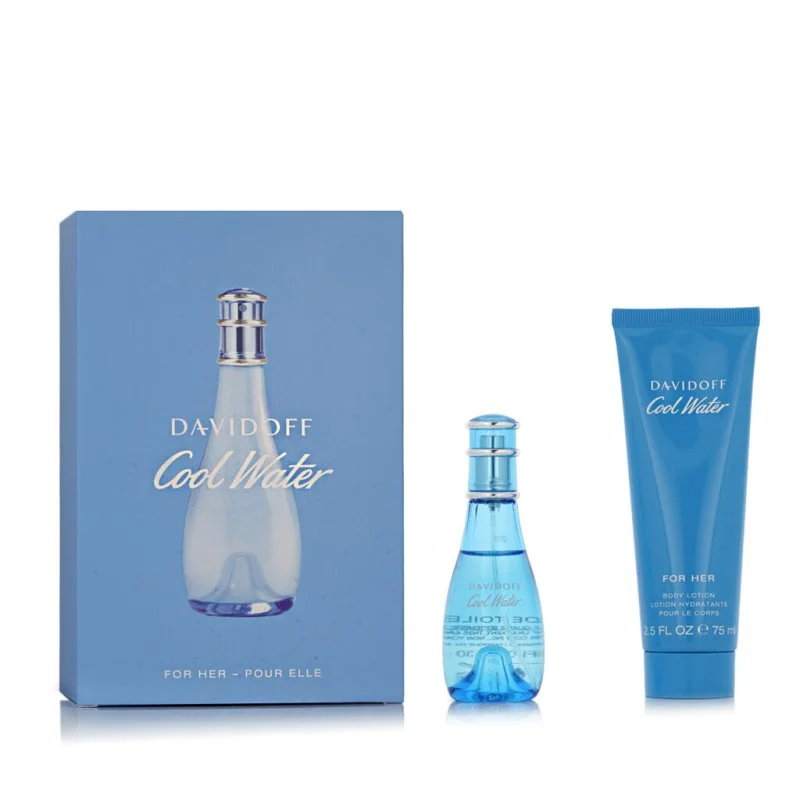 Davidoff Cool Water for Women eau de toilette para mulheres 30 ml + loção corporal