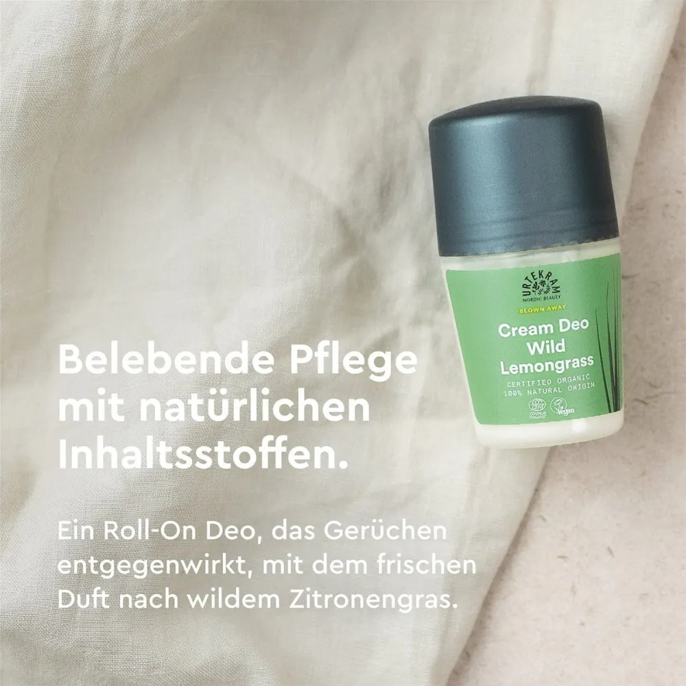Urtekram Rolo de desodorizante sobre capim-limão creme 50 ml BIO
