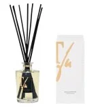 Varetas de Baunilha 250 ml Fragrância para Casa - TFU (10 Varetas de Bambu Pretas de 30 cm incluídas)