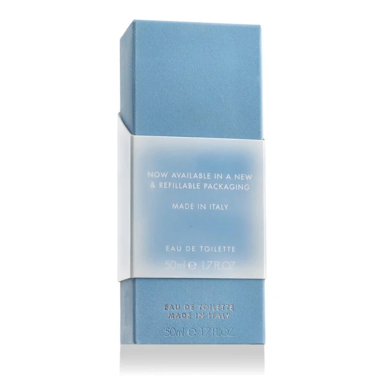 Light Blue 2025 Eau de Toilette recarregável para mulheres 50 ml