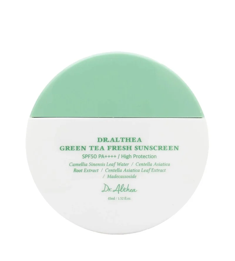 Green Tea Fresh Sunscreen SPF50+ PA++++ protetor solar calmante com chá verde 45 ml
