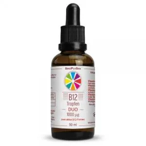 SinoPlaSan DUO drops - vitamina B12 1000 µg (metilcobalamina adenosilcobalamina), 50 ml